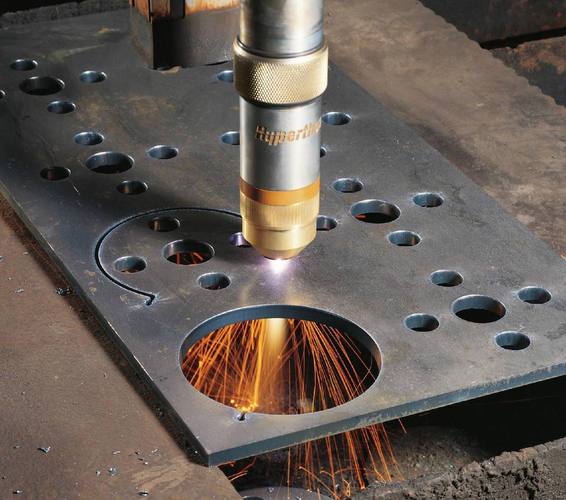 q235中厚钢板激光加工打孔圆法兰切割预埋钢板焊接制作等离子切割